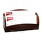 Dacasso Brown Crocodile Embossed Leather Letter Holder AG-2008 - alternate 1